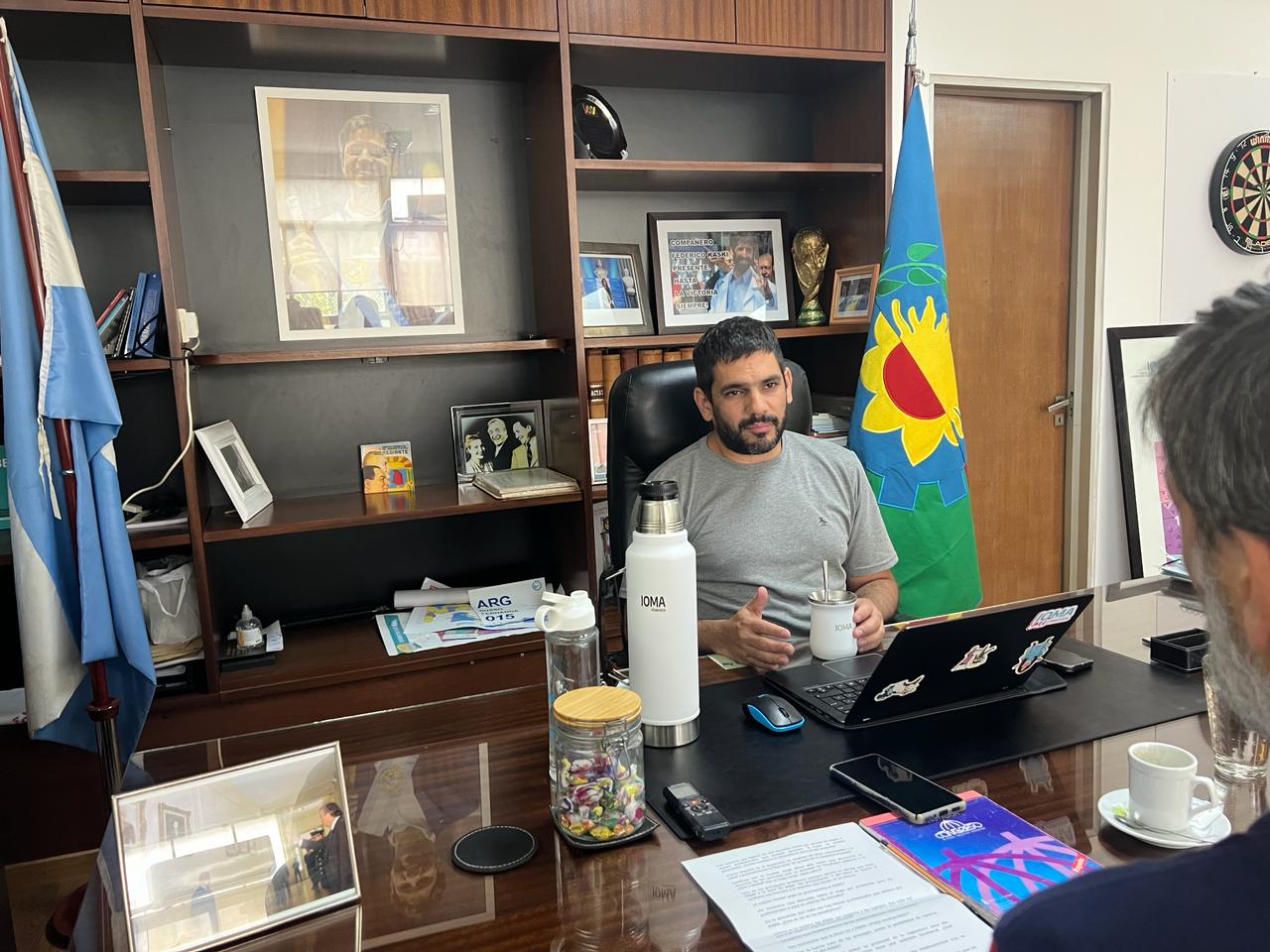 El titular de IOMA, Homero Giles, asegura que están negociando con las clínicas