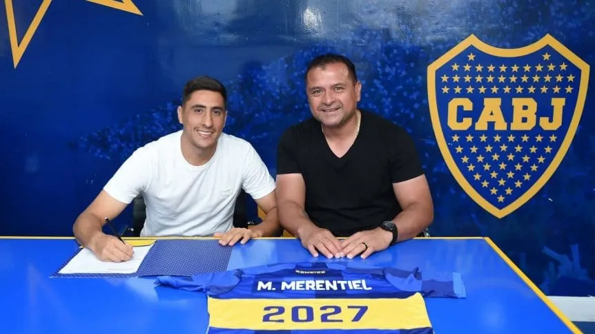 Miguel Merentiel renovó su contrato con Boca hasta 2027: «Estoy en el club más grande del mundo»