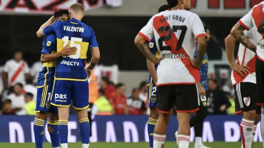 River y Boca empataron en un Superclásico vibrante y caliente
