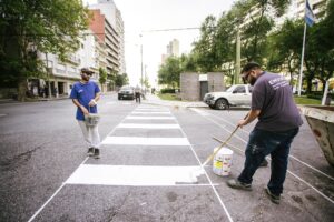 El Municipio realizó intervenciones viales en distintos puntos de la ciudad