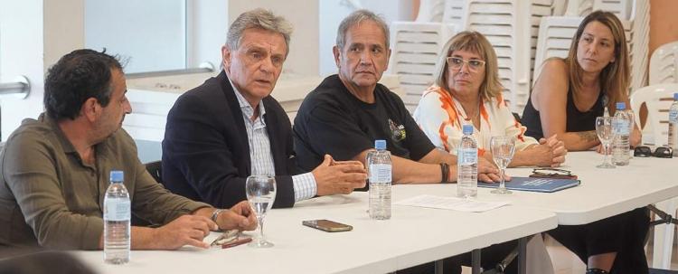 Banco Nación: Palazzo se reunió con Pulti en la seccional La Plata