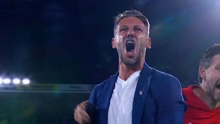 Gol agónico y River es campeón de la Supercopa Argentina: el desaforado festejo de Martín Demichelis