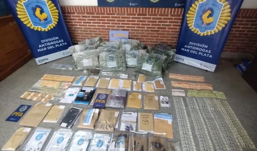 Desarticularon en Mar del Plata una banda acusada de comercio de estupefacientes: ocho detenidos
