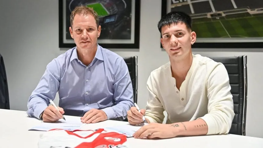 Mastantuono renovó su contrato con River y tiene la cláusula de rescisión más alta de Argentina