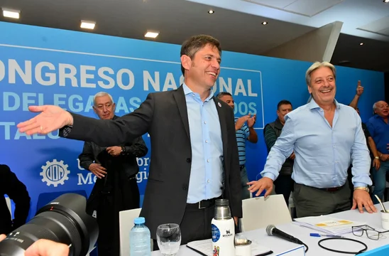 Kicillof cerró el Congreso de la UOM y destacó el rol en la “lucha” por un salario digno para los trabajadores