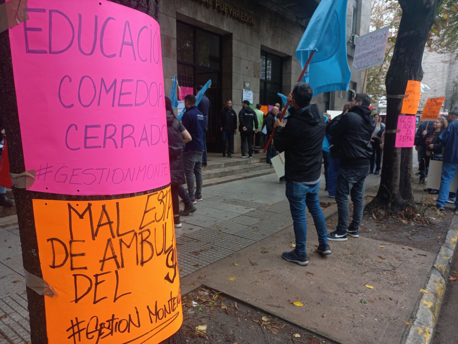 Municipales: Montenegro redobla la apuesta; descontará días de paro por más bacheo