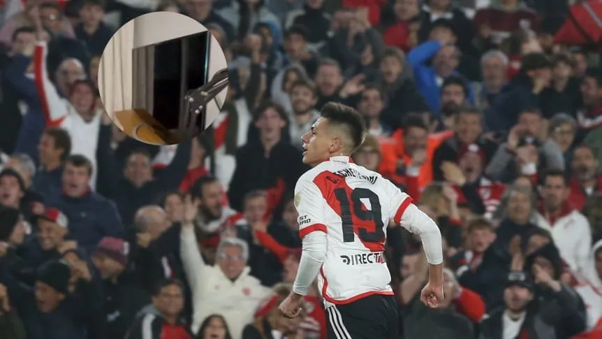 River, Echeverri y un gol en la Copa Libertadores que hizo ¡temblar un departamento!