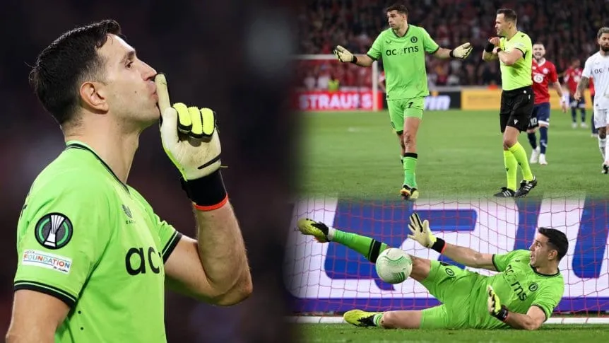 Otro show de Dibu Martínez en los penales: «shh» a los franceses y por qué no lo echaron con dos amarillas