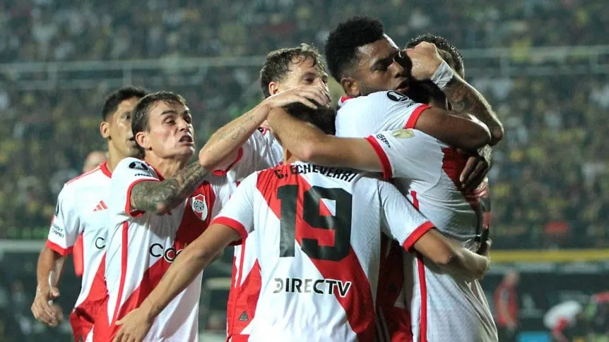 El gran debut del Diablito Echeverri en Copa Libertadores: fue clave en la victoria de River vs. Deportivo Táchira