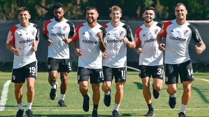 River se entrena pensando en Instituto y Demichelis podría repetir el once