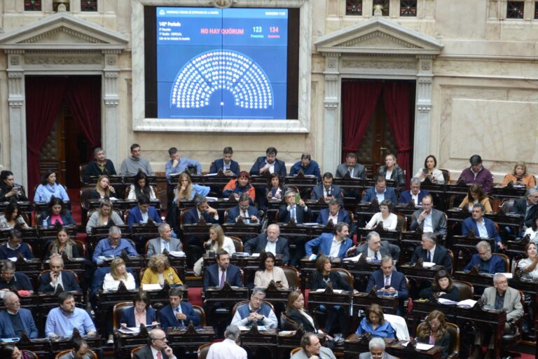 Se cayó la sesión en Diputados que UxP había pedido para tratar el presupuesto de las universidades