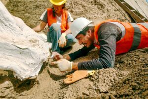 Hallan en el Parque Industrial, esqueleto perteneciente a un Perezoso Terrestre Gigante