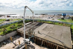 Avanza la obra construcción de estacionamientos subterráneos en Plaza España