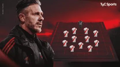 La formación de River vs. Central Córdoba, por la Liga Profesional