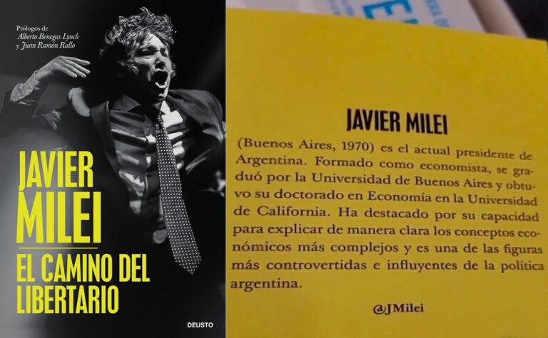 El grupo Planeta pidió disculpas por los “datos erróneos” sobre Milei que aparecieron en un libro