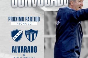 ALVARADO CONCENTRADO CON LOS 3 REFUERZOS