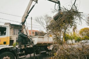 La Municipalidad recupera los restos de poda para cobertura y compostaje