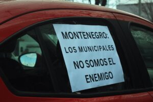 Asi fue la «Caravana» de Trabajadores Municipales