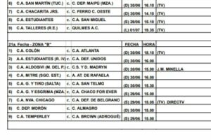 ALDOSIVI y ALVARADO A LA MISMA HORA