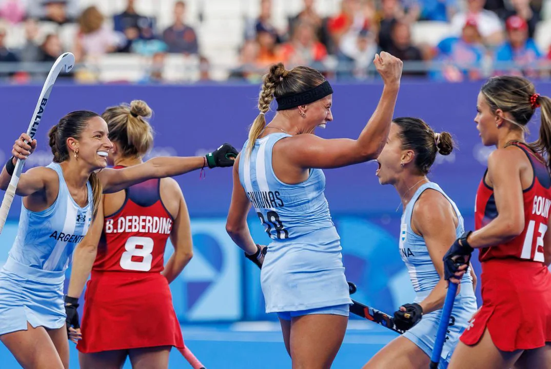 Las Leonas golearon en su debut en los Juegos Olímpicos de París