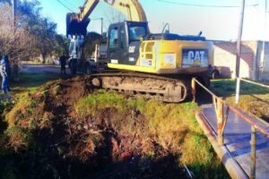 OSSE completó trabajos de limpieza en el Arroyo La Tapera