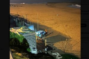 «Las acrobacias al circo»:  Montenegro pidió que el conductor del Fiat 128 se haga cargo de los daños