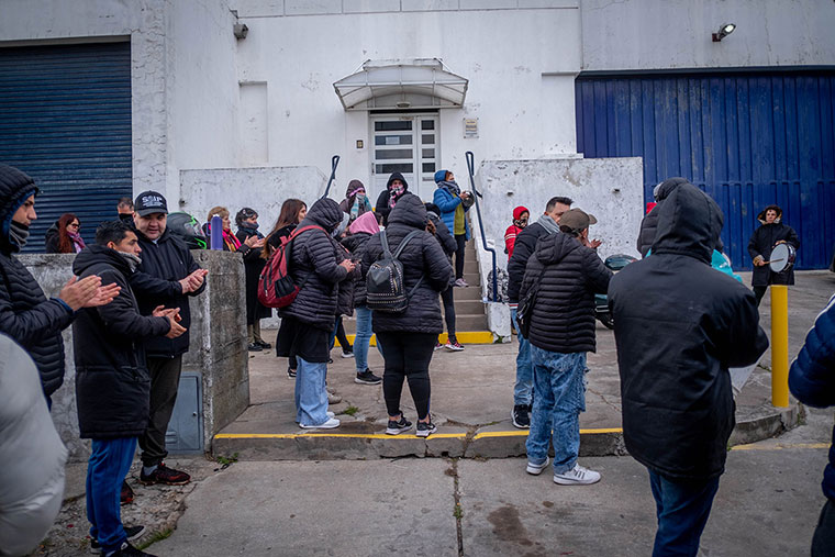 Protestas en conserveras por el reajuste paritario