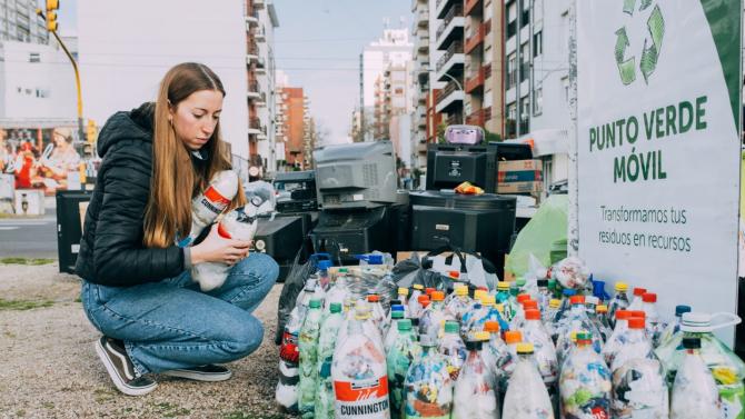 El dispositivo Punto Verde llega a la plaza Peralta Ramos