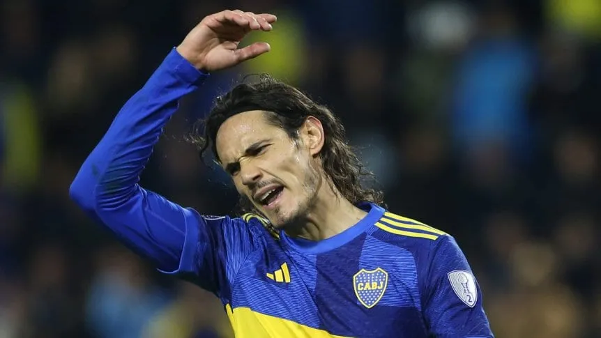 Baja inesperada para Boca: Edinson Cavani se perderá la vuelta ante Cruzeiro