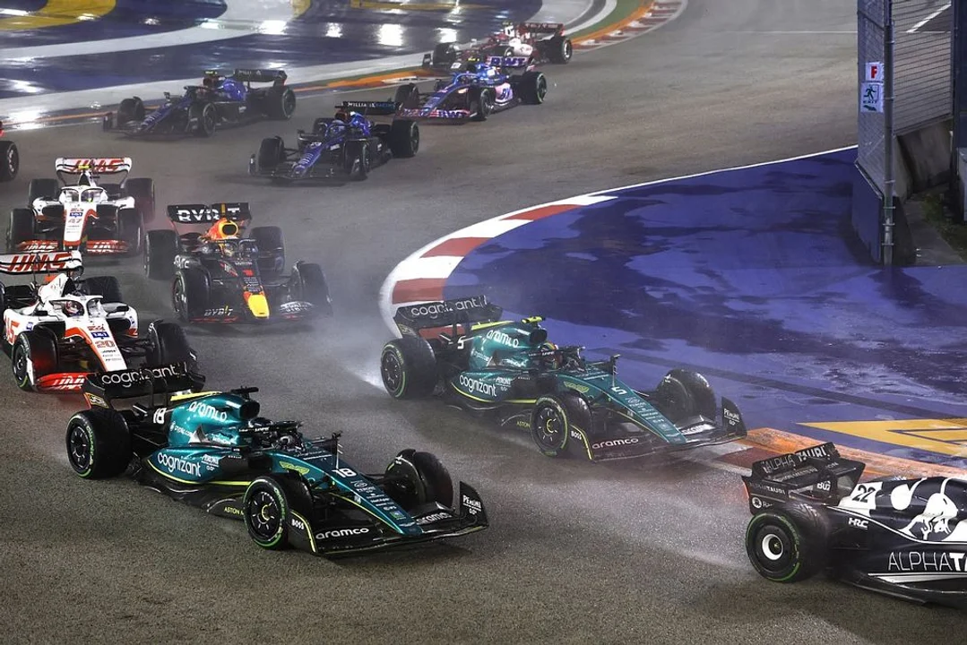 Así es una vuelta en el Gran Premio de Singapur, el próximo circuito donde correrá Colapinto