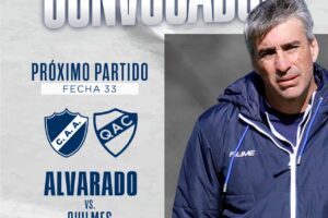 Con mal de ausencias Alvarado recibe a Quilmes