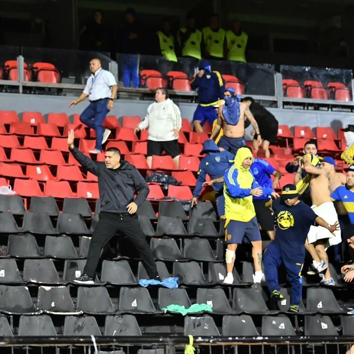 Riquelme habló de los incidentes en los que intervino: «Hay que agradecerle a los barras que ayudaron»