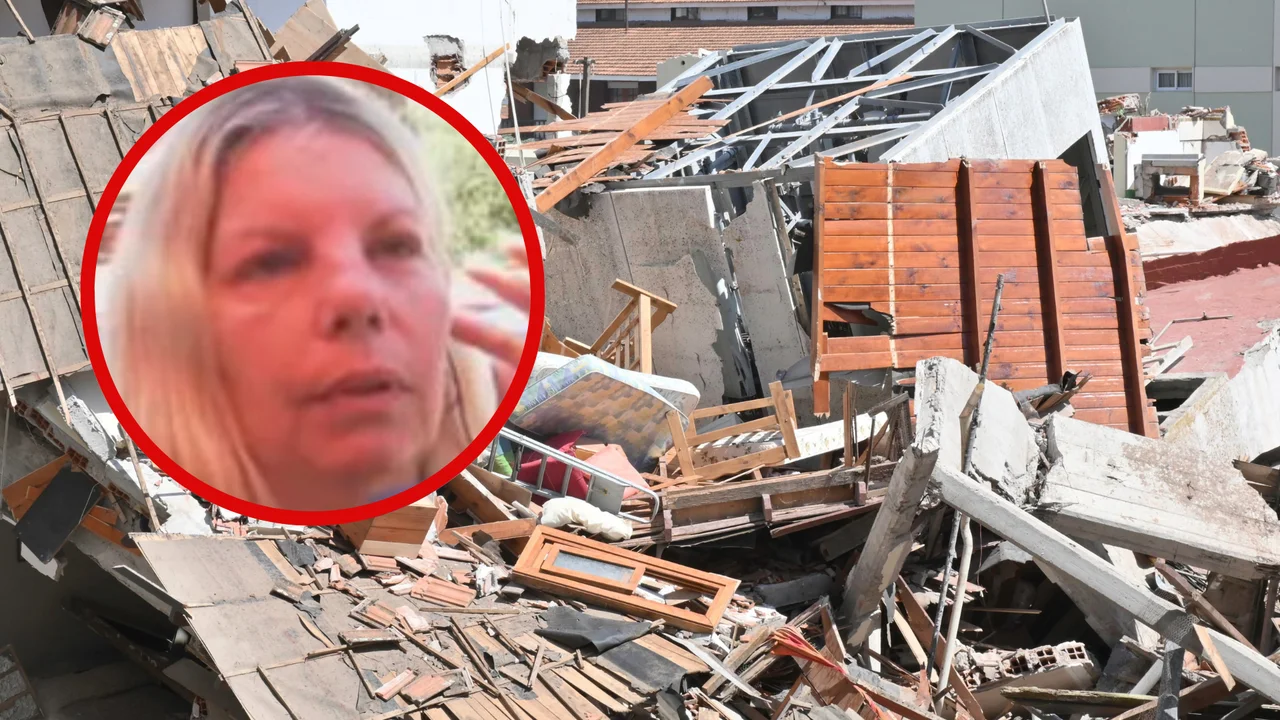 «Me llamó la atención una abertura y la cantidad de obreros», expresó una vecina del hotel derrumbado en Villa Gesell