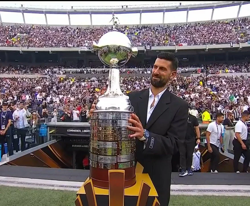 Djokovic, el invitado sorpresa en la final de la Copa Libertadores