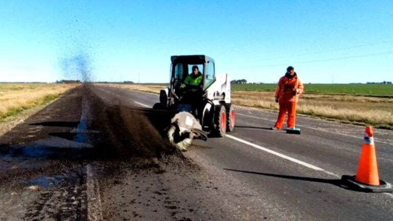 Ruta 3: suspenden obras de mejora por la falta de pago del Gobierno nacional