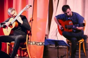 Martín Fedyna y Mateo Franco brindarán un concierto este mediodía en el Café Emilia Alfaro