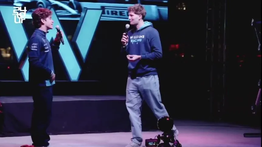 Las perlitas de Colapinto en Las Vegas: reencuentro con un viejo amigo, tierno momento con un niño y muchos regalos