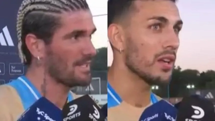 De Paul y Paredes, enojados por el caso Spreen: «No es el mensaje que queremos dar»