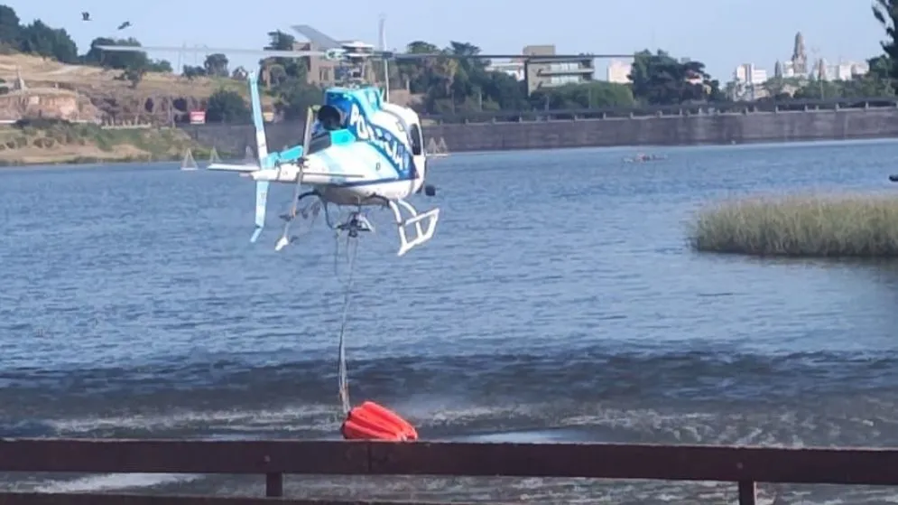 Tras una ardua lucha, bomberos lograron sofocar el incendio en el Cerro de la Cruz de Tandil