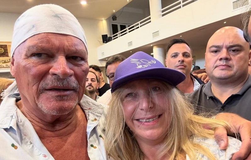 Alfa con Karina: La fiesta que se perdió Montenegro en el Centro Gallego