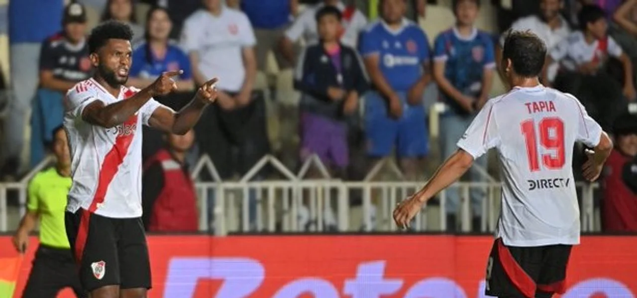 Triunfo agónico: River venció a Universidad de Chile