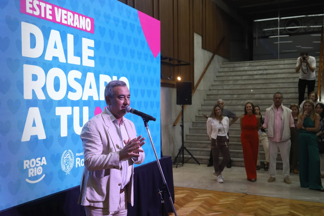 Pablo Javkin y Daniel Scioli se mostraron juntos en la presentación del plan turístico de Rosario