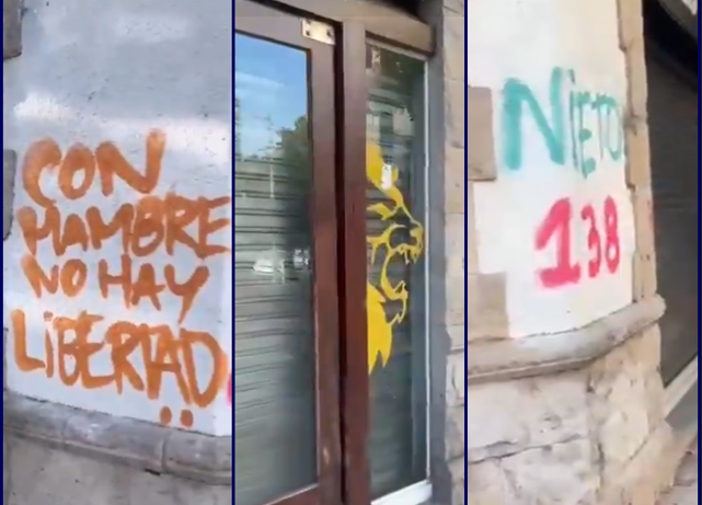 Vandalizaron la sede de LLA de Mar del Plata a días de la llegada de Karina Milei y Martín Menem