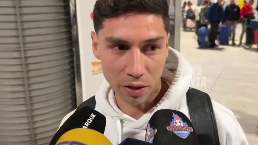 Montiel ya viaja a la Argentina para firmar con River: «Estoy feliz de volver a casa»