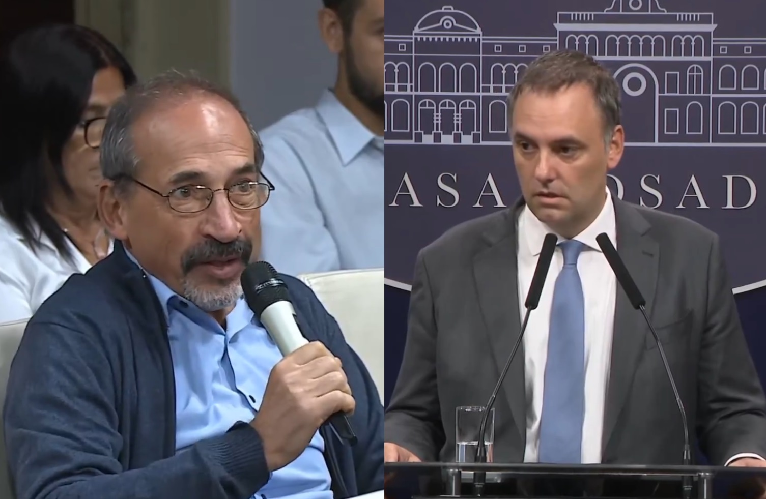 Afiladísimo: Un periodista le preguntó al vocero presidencial si la conferencia “va en vivo o se edita”