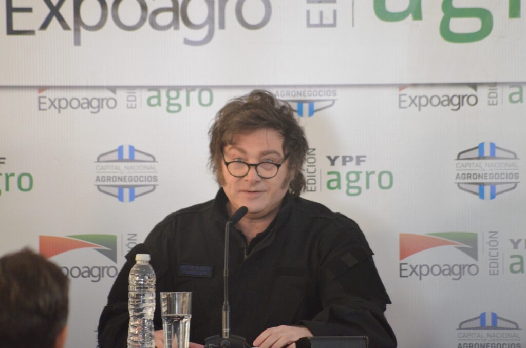Expoagro: Milei respaldó a Bullrich y prometió bajar las retenciones “hasta que lleguen a cero”