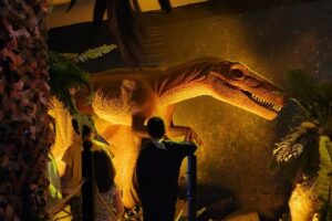 La muestra “Viven dinosaurios” ofrece precios especiales para jardines y colegios