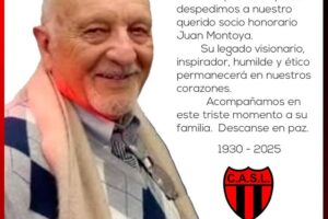 “Juan Montoya nos dejó hoy, pero la semana pasada juntaba el dinero para terminar una tribuna” (Dady Luenzo)