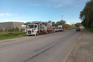 Con 2 años de demora comenzaron el señalamiento vial sobre la trágica Avenida Newbery