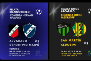 Aldosivi y Alvarado juegan en Cuyo y por la radio